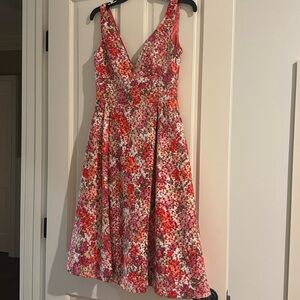 A-line, beautiful floral, fully lined
